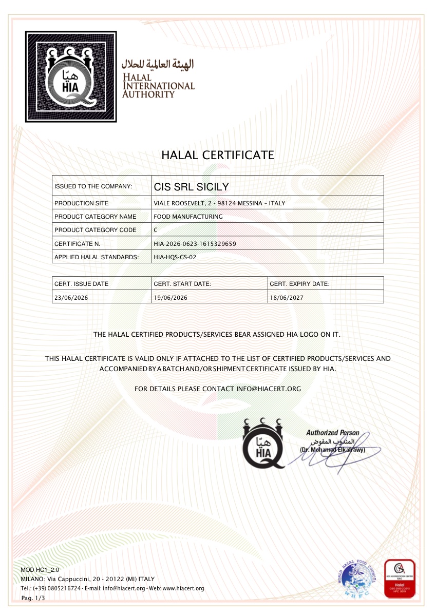 Halal certificate